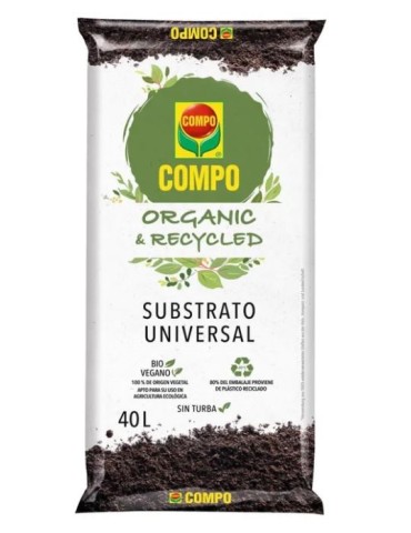 SUBSTRATO UNIVERSAL ORGANIC&RECYCLED 40 LTS.